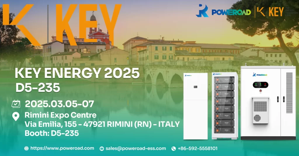POWEROAD to Exhibit at KEY The Energy Transition Expo 2025 in Italy Showcasing Advanced ESS Solutions