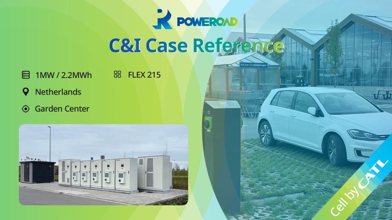 Commercial ESS Project Sustainable Energy Storage Solution at a Garden Center in the Netherlands