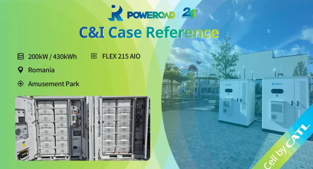 Commercial ESS Project Romanian Amusement Park Boosts Solar Self-Consumption with POWEROAD ESS